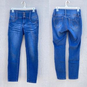 Always Friday Size 5 NWOT High Rise Blue Skinny Denim Jeans